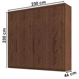 Roupeiro Evidence Plus 6p 4g - 3