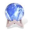 Luminaria Pendente Planeta Galaxia Universo 3d Abajur Usb com Controle Rgb Colorido Cor:branco - 1