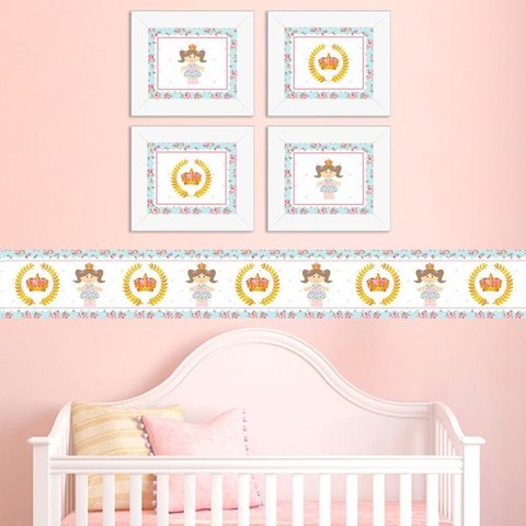Quadro Infantil Menina Princesa