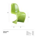 Ver imagem 3 de Cadeira Panton - Verde Brilho