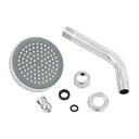 Ver imagem 4 de Chuveiro Ducha a Gás Articulado 10x10 Quente e Frio Redondo Cromado Abs