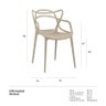 Cadeira Masters Allegra - Nude - 4