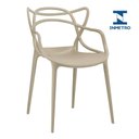 Ver imagem 1 de Cadeira Allegra Polipropileno; Design Moderno para Sala de Jantar e Varanda - Fendi