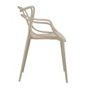 Ver imagem 2 de Cadeira Allegra Polipropileno; Design Moderno para Sala de Jantar e Varanda - Fendi