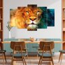 Kit Quadro Decorativo - Leão Narnia - 2
