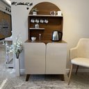 Ver mais imagens de Cantinho do Café Viena com 2 Portas e Suporte