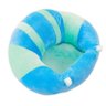 Sofá almofada senta bebê poltrona pelúcia AZUL baby - 1
