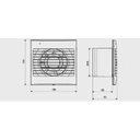 Ver imagem 3 de Exaustor para Banheiro Mod: DECOR-100C S&P - 110V