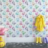 Papel de Parede Decorativo Baby Meninos e Meninas Desenhos Coloridos em Folha de Caderno 1,5m - 2