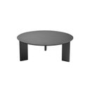 Ver imagem 4 de Mesa de Centro Orgânica 80cm Chanfrada Pé Madeira Móvel na Caixa