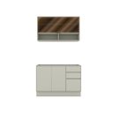 Ver imagem 4 de Cozinha Compacta 2 Peças em MDF Fineze Areia HP
