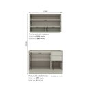 Ver imagem 3 de Cozinha Compacta 2 Peças em MDF Fineze Areia HP