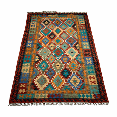 Tapete Kilim Afegão 2,56 x 1,73m