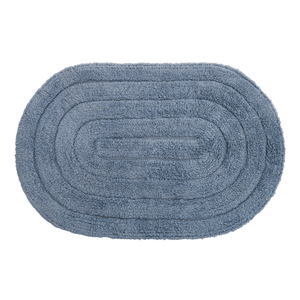 Tapete Allegro para Banheiro Algodão 40x60cm Azul Claro