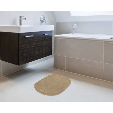 Tapete Allegro para Banheiro Algodão 40x60cm Linen