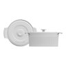 Cocotte 22cm 2,75l de Porcelana Germer com Tampa Branco - 1