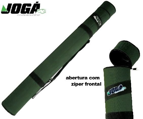 Tubo Porta Varas Fechado Jogá - 1,25 Metros - Cor Verde - 1