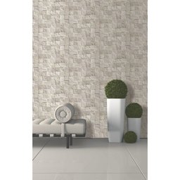 Papel De Parede Adesivo Decoração 53x10Cm Bege -W21196 - 1