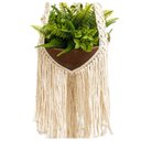 Ver imagem 3 de Suporte para Vaso de Plantas em Macramê (cru) Franja