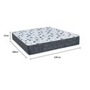 Ver imagem 3 de Cama Box Baú Viúva 128 Tecido Branco com Colchão Alegro Bello Box D28 Cinza 58x128x188