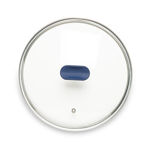 Tampa de Vidro Ichef Polishop - Shark Series - 16Cm - Azul | Tampa Ichef 16cm