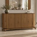 Ver imagem 3 de Aparador Buffet para Sala de Jantar 160cm Verbena N01 Cinamomo - Lyam Decor