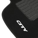 Ver imagem 6 de Jogo de Tapete Automotivo Carpete City 2009 À 2014 Soft Logo Bordado Preto 5 Peças