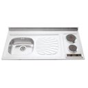 Ver imagem 1 de Pia-Fogão Apoio Tramontina Star 40 2EX/EX - 1,20mx60cm - Válvula 4.1/2