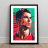Jogador Cristiano Ronaldo Arte Cultura Pop Quadro Decorativo - 1
