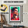 Jogador Cristiano Ronaldo Arte Cultura Pop Quadro Decorativo - 4