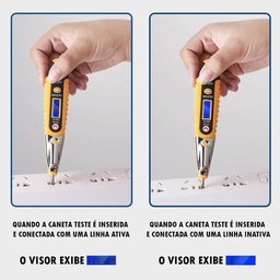 Caneta Digital Detectora de Voltagem e Corrente Teste - 5