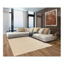 Ver imagem 2 de Tapete Realce Listrado Alto Relevo 300x400 3x4 Creme Marfim