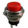 Chave Push Button Ds212 2 Terminais - Vermelha - Emb 20 Pçs - 1