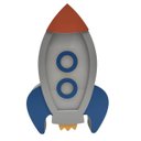 Ver imagem 2 de Luminária de Mesa Foguete em Led À Bateria 9volts Rh Baby Kids Comercio de Moveis e Decoracao