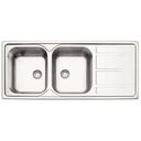 Ver imagem 1 de Cuba Dupla de Sobrepor para Cozinha Tramontina Marea 2C 34 Plus - Válvula 4.1/2