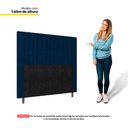 Ver imagem 3 de Cabeceira Cama Box Casal Queen Size Nala 160cm Veludo Azul Marinho - Desk Design