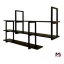 Ver imagem 5 de Prateleira Flutuante Design Moderno e Inovador Organizadora Prática Cor Preta