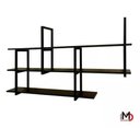 Ver imagem 4 de Prateleira Flutuante Design Moderno e Inovador Organizadora Prática Cor Preta