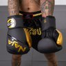 Kit Boxe Naja Extreme: Luva + Bandagem + Bucal - Dourada - 5