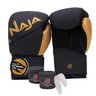 Kit Boxe Naja Extreme: Luva + Bandagem + Bucal - Dourada - 1