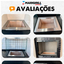 Ver imagem 3 de Kit Braseiro Inox 60x50 Tampa e Isolamento Térmico P/ Grill