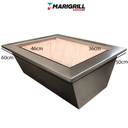 Ver imagem 6 de Kit Braseiro Inox 60x50 Tampa e Isolamento Térmico P/ Grill