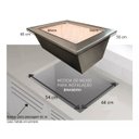 Ver mais imagens de Kit Braseiro Inox 60x50 Tampa e Isolamento Térmico P/ Grill