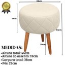 Ver imagem 7 de Kit Recepção 2 Poltronas 1 Namoradeira com Puff Resistente para Sala de Espera Decor Tecido Veludo
