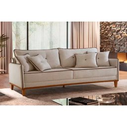 Sofá Fixo Luxo Living Centaurus 1.80m Molas Bonnel - 1