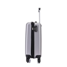 Kit Mala de Viagem de Bordo Londres Prata+ Mochila Executiva Fuji Swiss Move - 3
