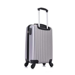 Kit Mala de Viagem de Bordo Londres Prata+ Mochila Executiva Fuji Swiss Move - 4