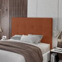 Ver imagem 7 de Cabeceira Cama Box Casal King Size Luana 193cm Veludo Laranja - Desk Design