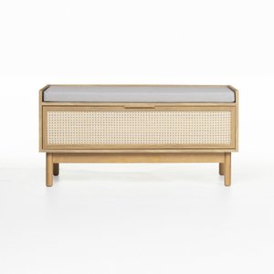 Banco Sapateira Kaki 100 Cm X 40 Cm Tauari - Telinha Portuguesa