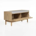 Ver imagem 2 de Banco Sapateira Kaki 100 Cm X 40 Cm Tauari - Telinha Portuguesa